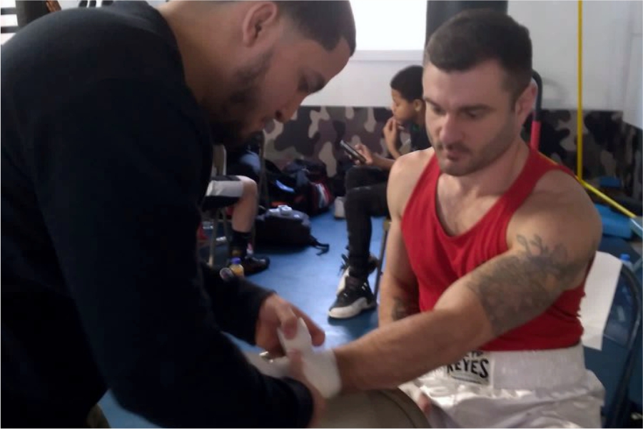 hand wrapping