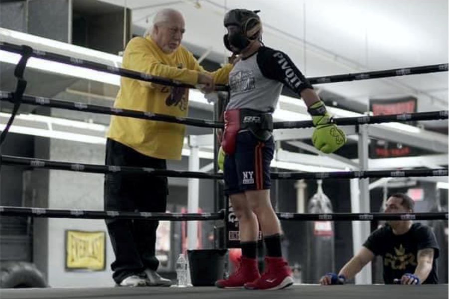 in the boxing ring